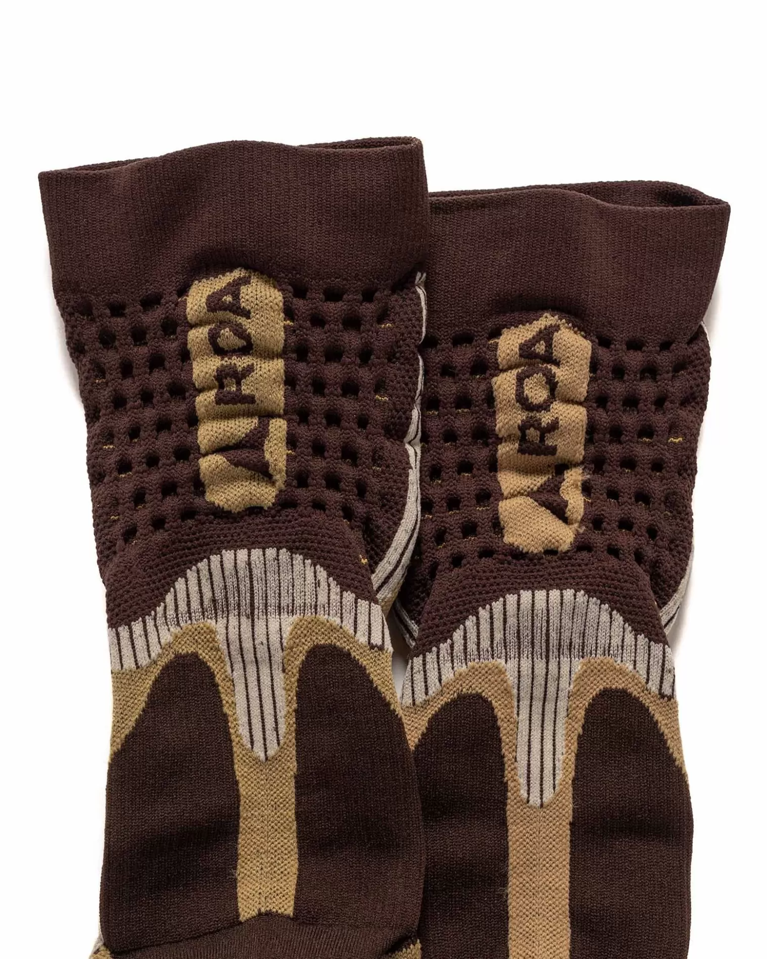 ROA Bone Socks Brown Sale