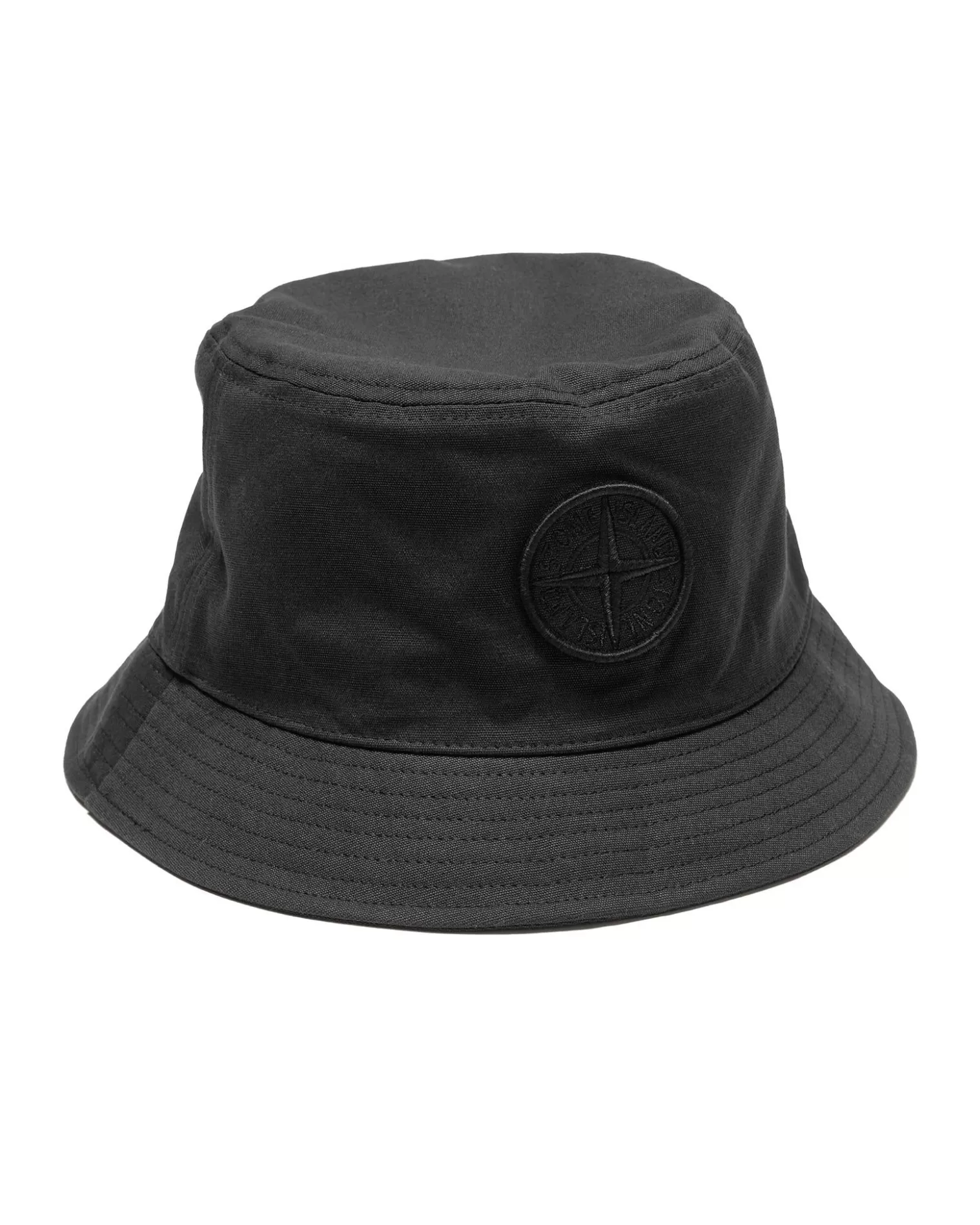 Stone Island Bucket Hat Black New