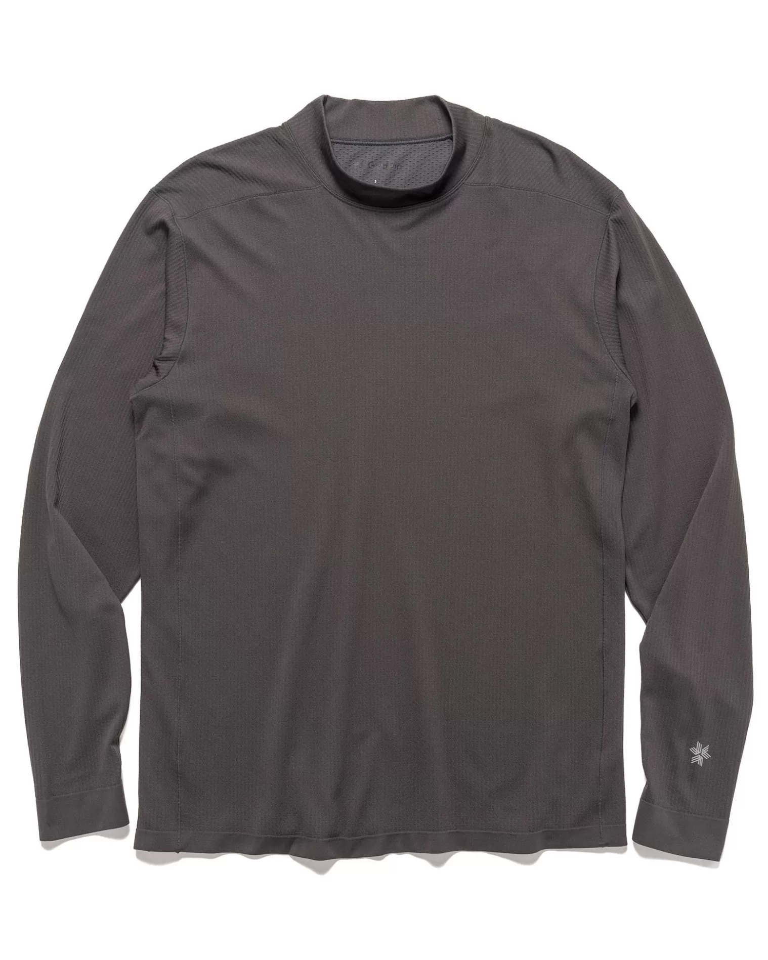 Goldwin Convexity Comfort Mock Neck L/S Shirt Deep Charcoal Outlet