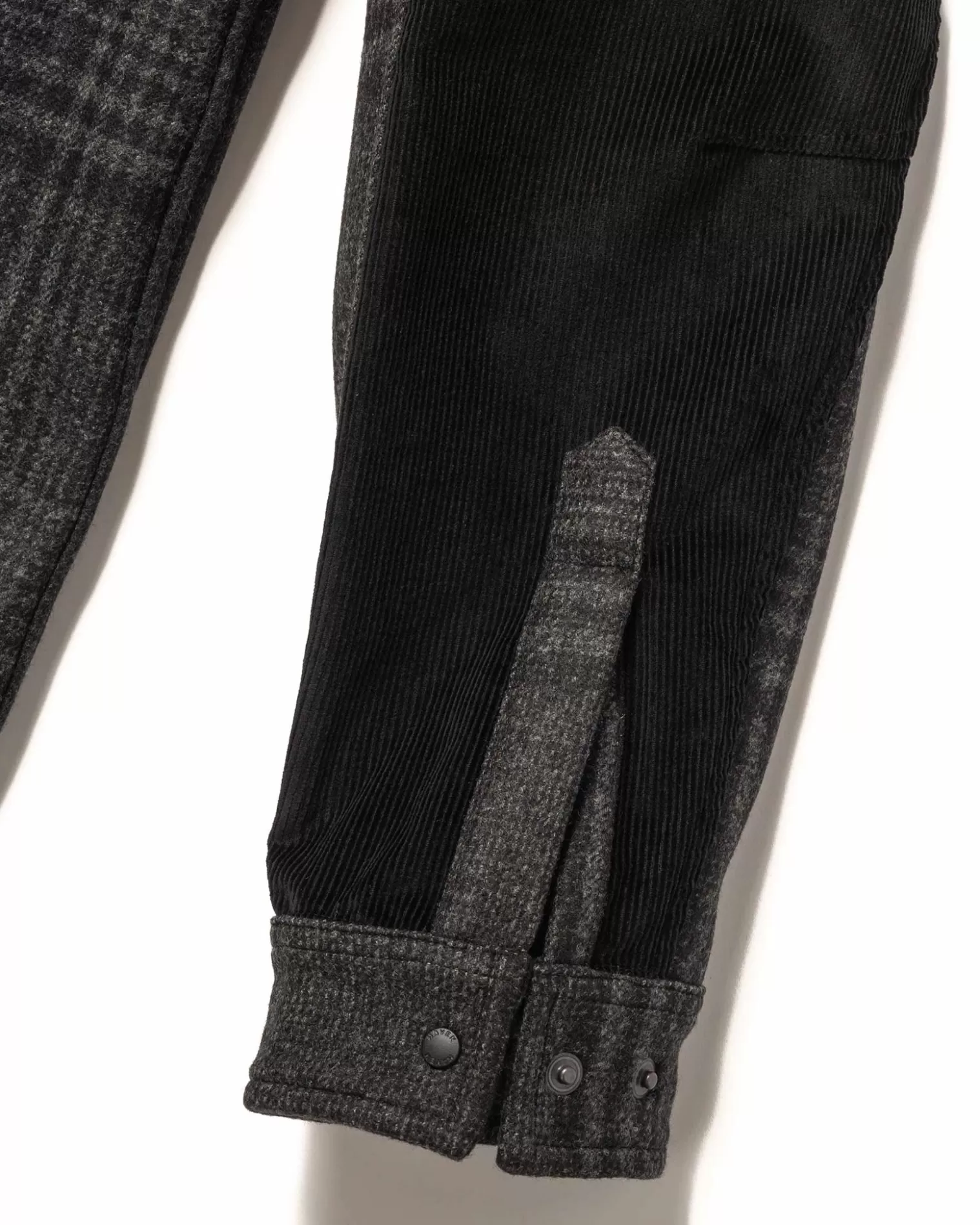 crescent_shirtloro_piana_zelander_merino_wool_flannel_black_5.webp HAVEN Crescent Shirt-Loro Piana Zelander® Merino Wool Flannel Black Discount