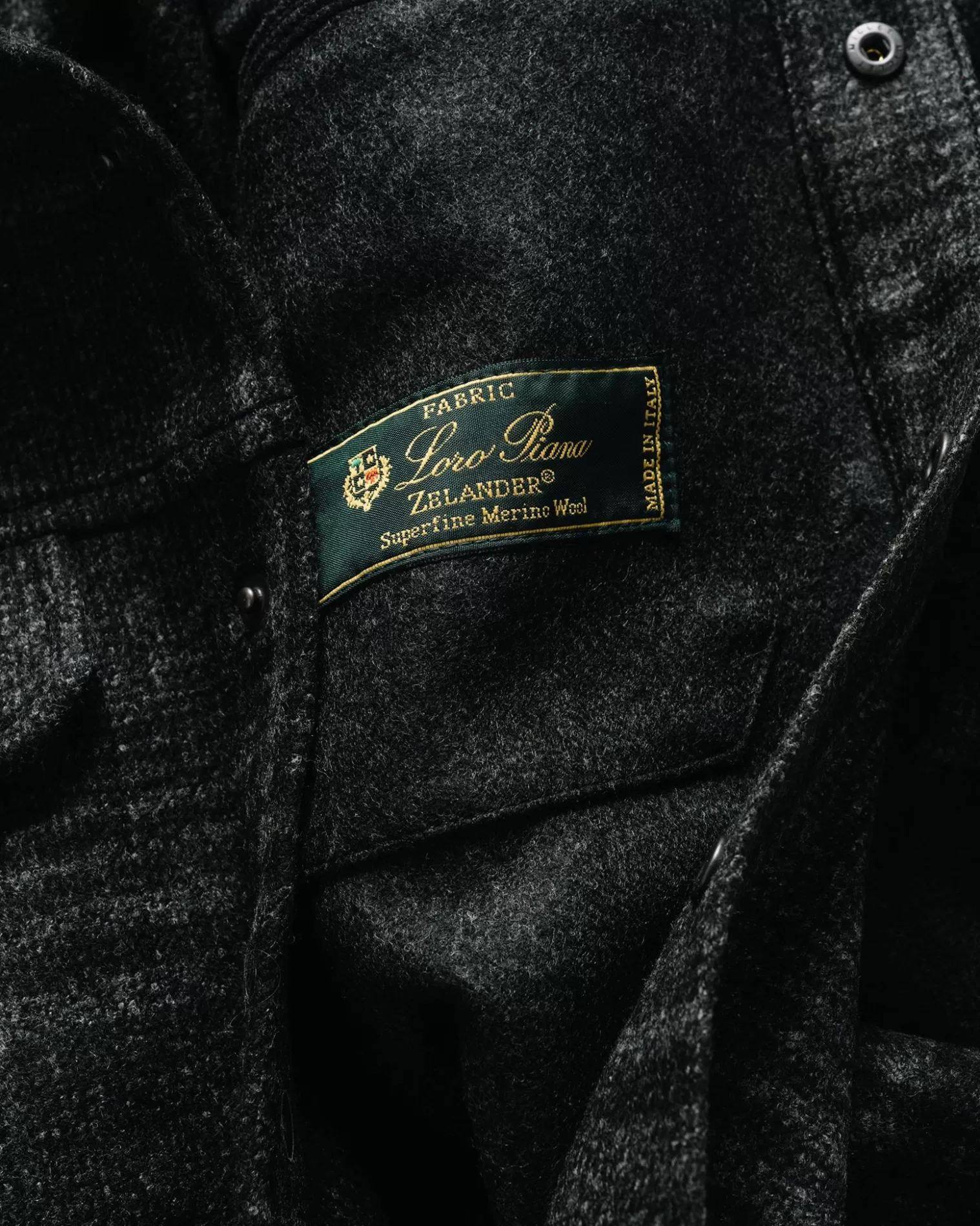 crescent_shirtloro_piana_zelander_merino_wool_flannel_black_7.webp HAVEN Crescent Shirt-Loro Piana Zelander® Merino Wool Flannel Black Discount