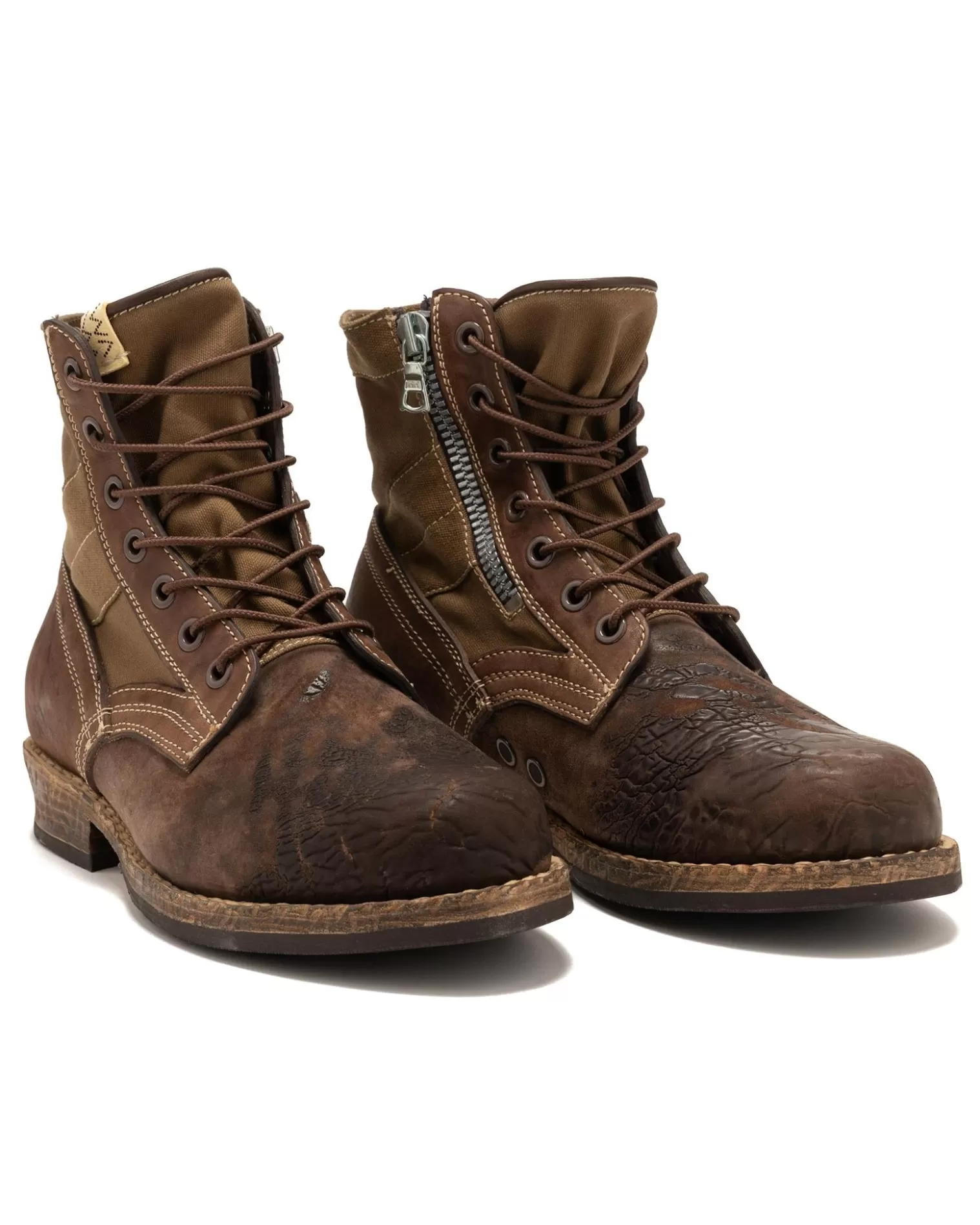 Visvim 7 Hole '73 Folk Khaki New