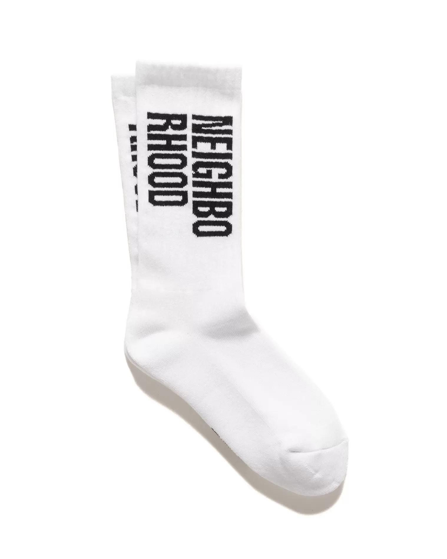 Neighborhood Id Logo Socks White Fashion