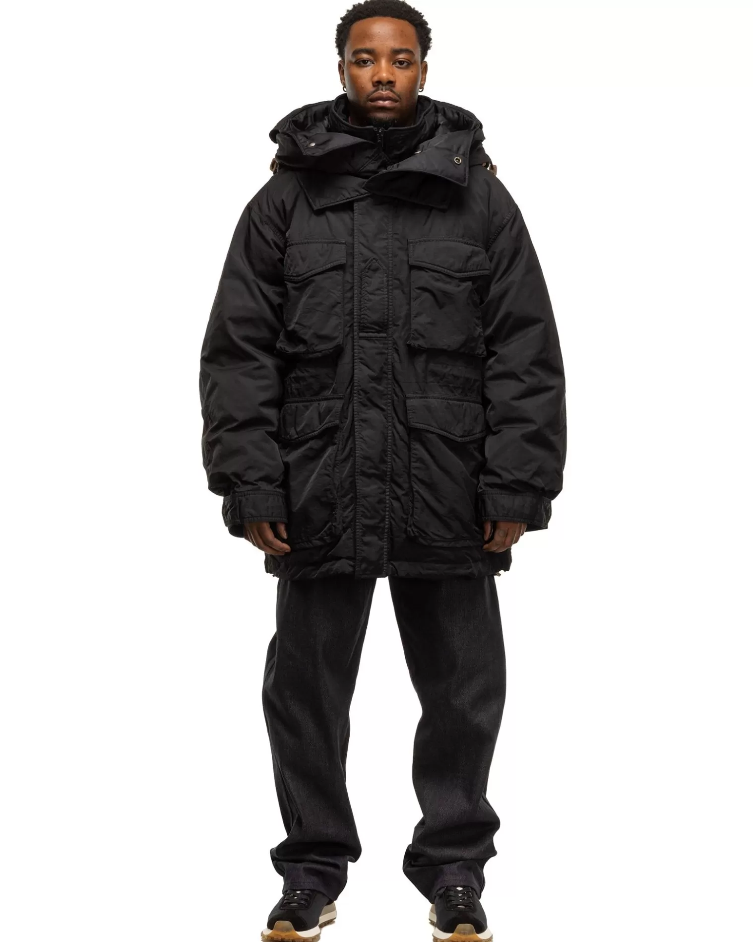 visvim Krupa Down Jkt Black Sale