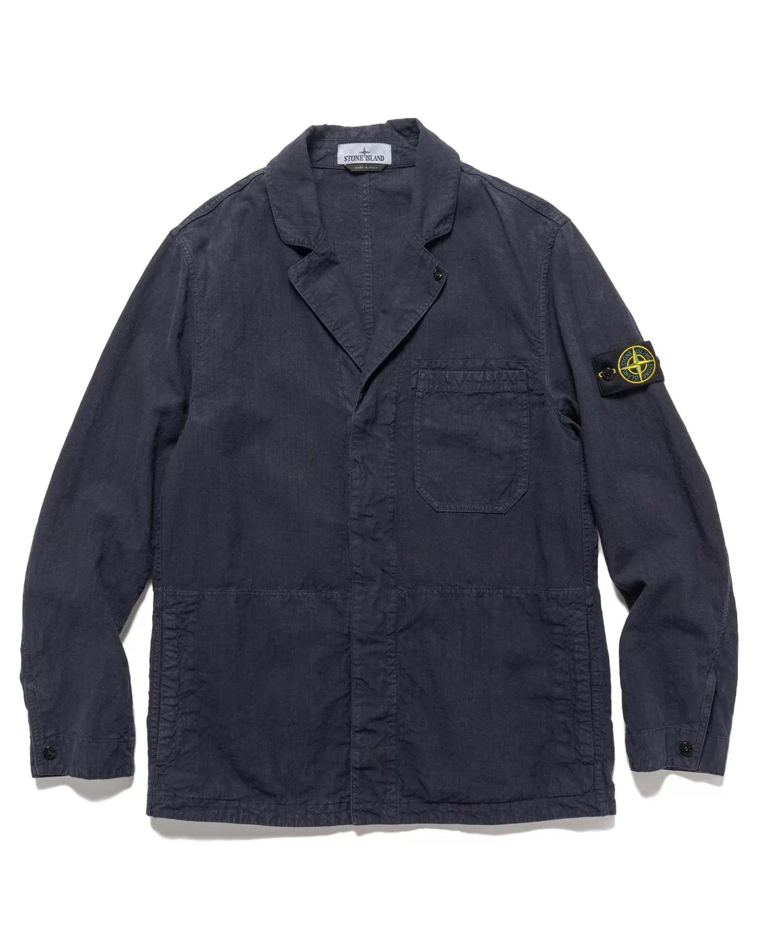 Stone Island Lino Nylon Tela-Tc Sport Jacket Navy Blue Cheap