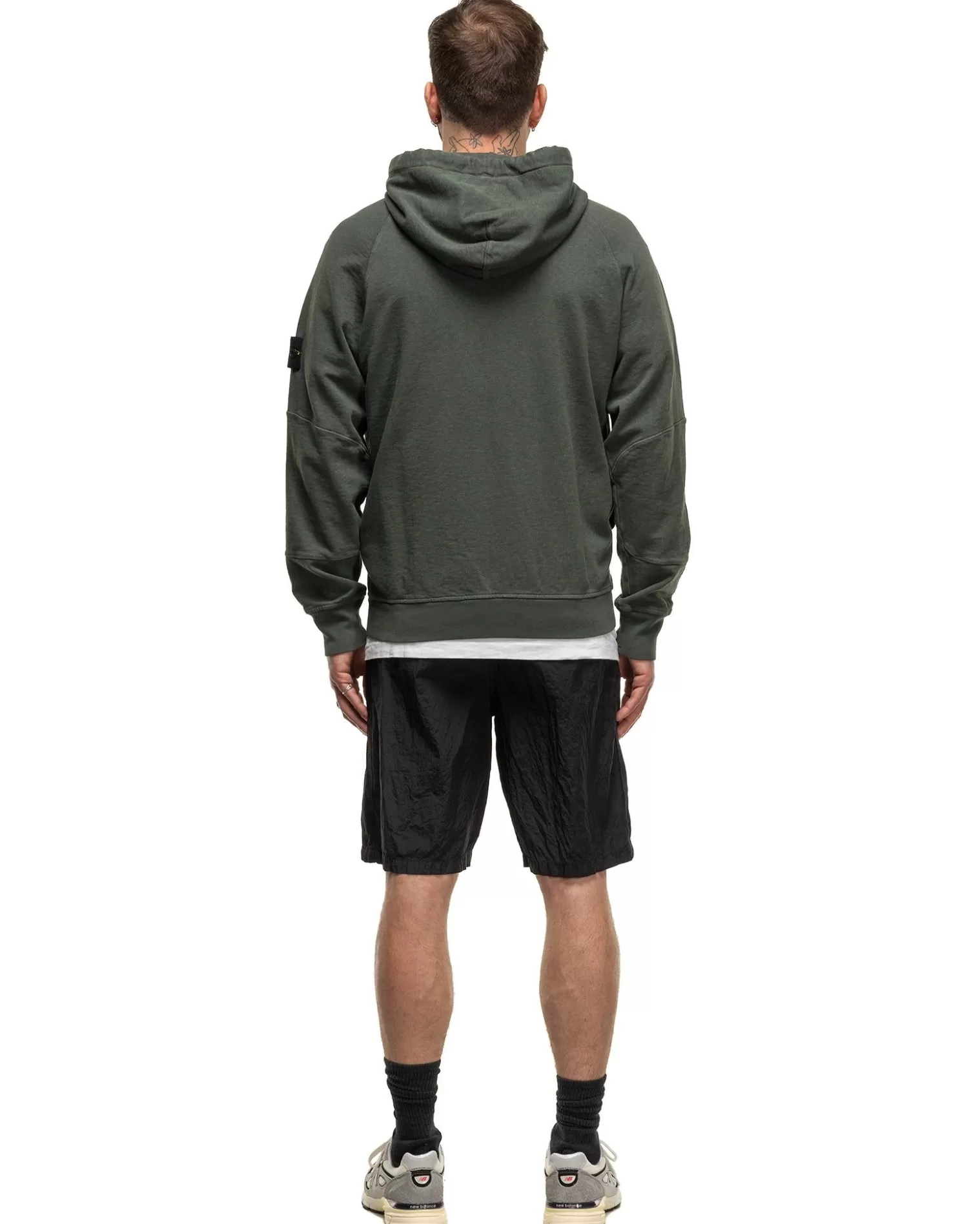 Stone Island Nylon Metal In Econyl® Regenerated Nylon Regular Fit Swim Trunks Black Best Sale