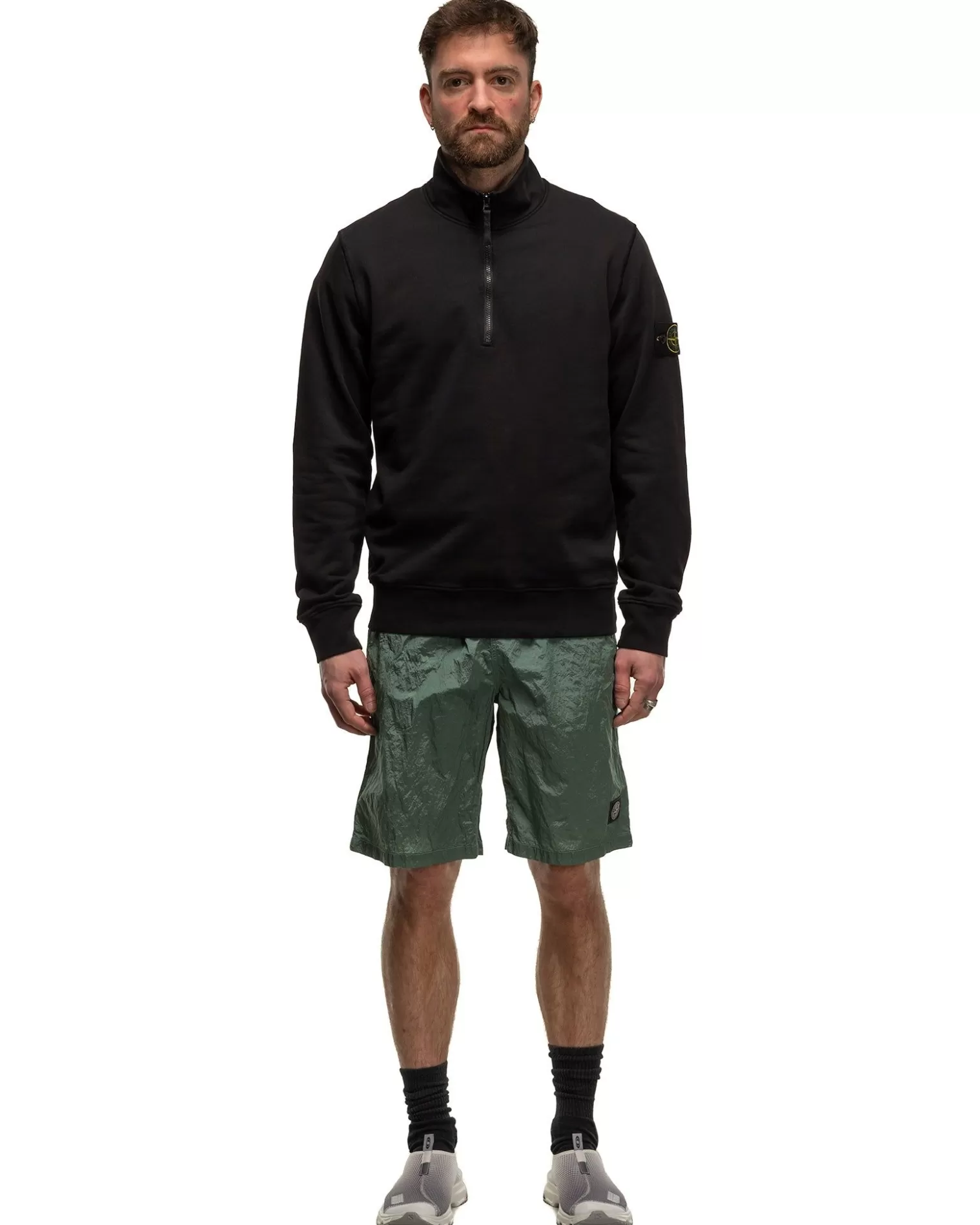 Stone Island Nylon Metal In Econyl® Regenerated Nylon Regular Fit Swim Trunks Light Green Best Sale