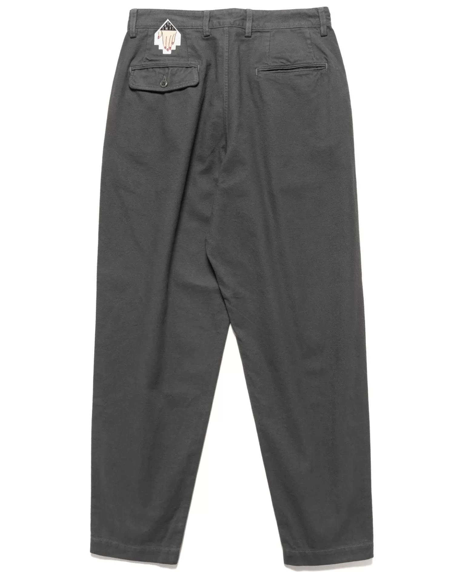 overdye_two_tuck_pants_grey_3.webp CAV EMPT Overdye Two Tuck Pants Grey Clearance