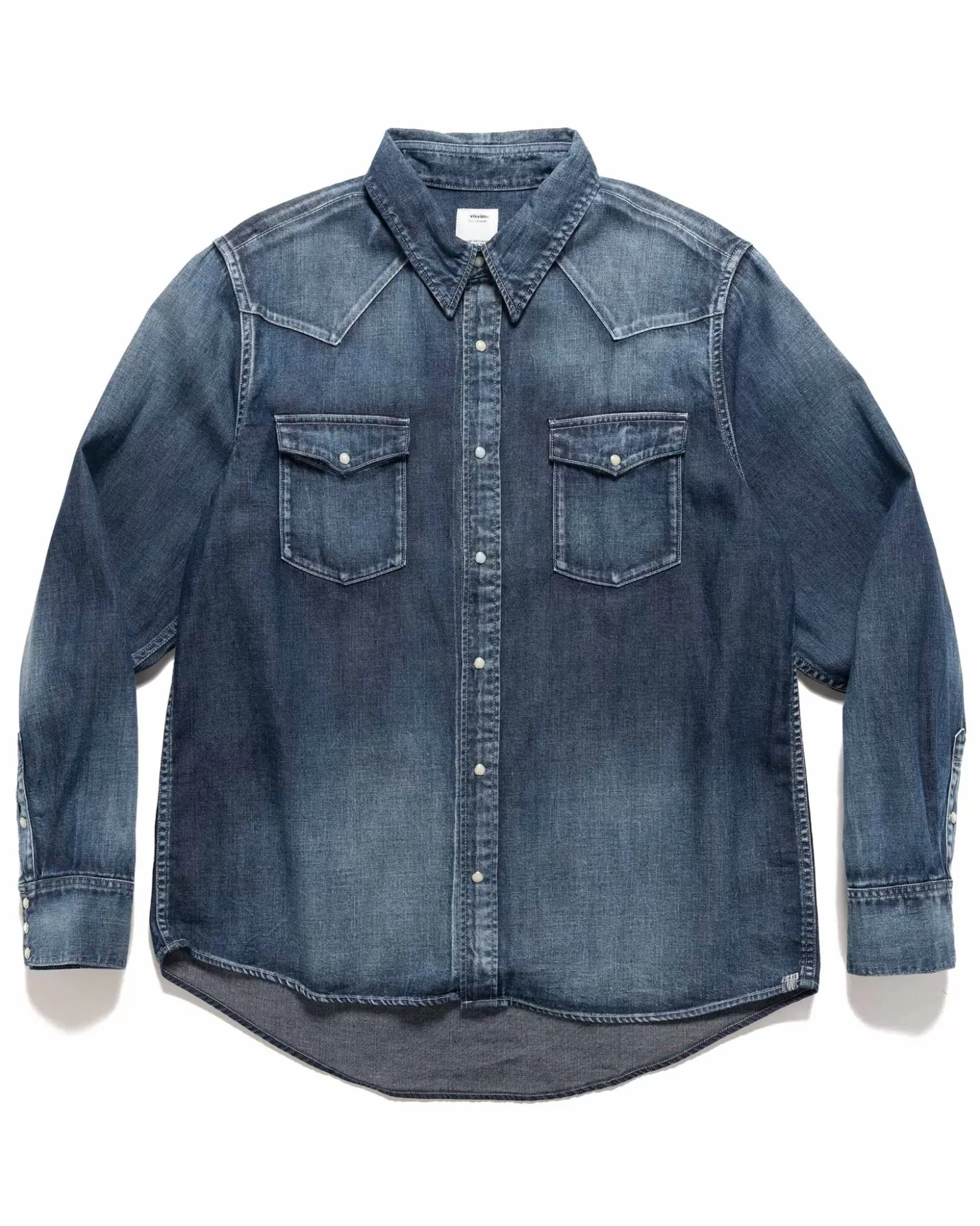 visvim Social Sculpture Shirt Dmgd Indigo Outlet