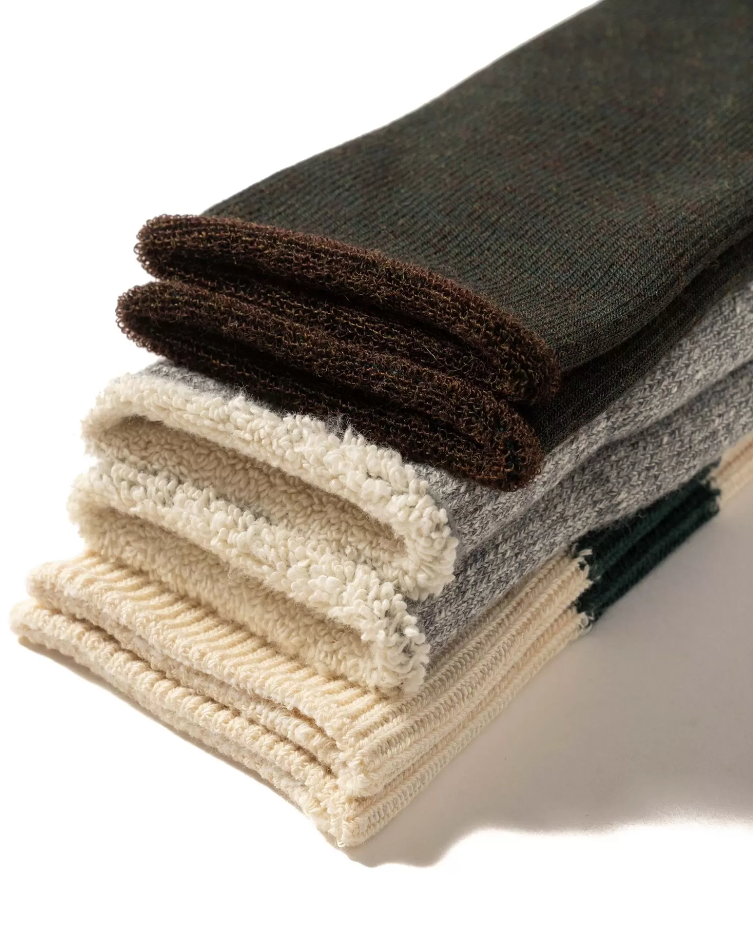 ROTOTO Special Trio Socks Green Discount