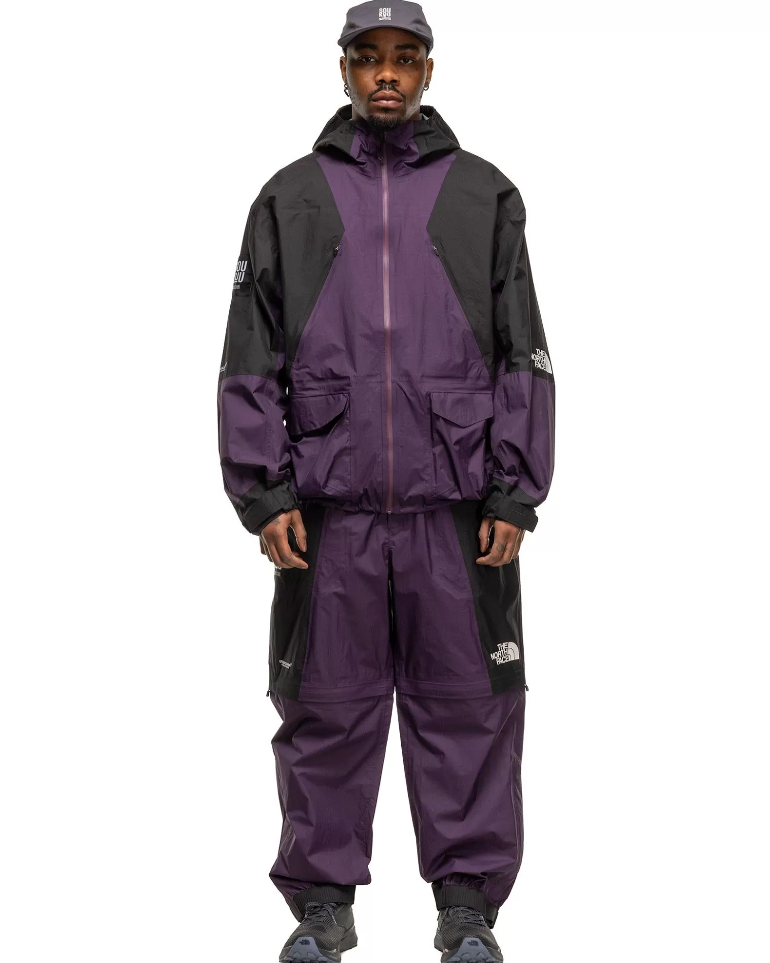 The North Face X Undercover Soukuu Hike Packable Mountain Light Shell Jacket Purple Pennant Best Sale